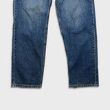 Vintage 90s Levi's 569 Jean Mens 36x34 Blue Loose Straight Dark Wash Baggy Denim Pants