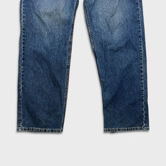Vintage 90s Levi's 569 Jean Mens 36x34 Blue Loose Straight Dark Wash Baggy Denim Pants