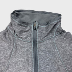 Lululemon Pace Pusher 1/2 Zip Womens Size 8 Gray Athletic Yoga Track Top