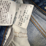 Levi's 501 Jeans Womens 25x30 Blue Original Fit Straight Distressed Medium Wash Pants