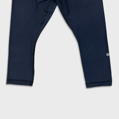 Lululemon Wunder Under Crop Pants Womens Size 4 Black Athletic Yoga Leggings