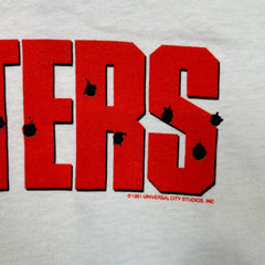 Vintage 1991 Mobsters Movie T Shirt Mens White Large Single Stitch USA Promo Tee