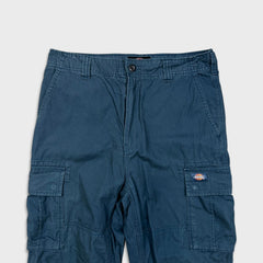Dickies Pants Mens 30x30 Blue Regular Straight Cargo Workwear Casual Trousers