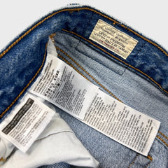 Levi's 501 Jeans Womens 28x32 Blue Original Fit Straight Distressed Medium Wash Denim Pants