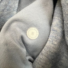Lululemon Scuba Hoodie Womens Size 8 Blue Plush Sports Full Zip Hooded Sweater