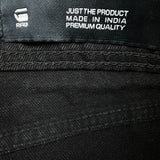 G-Star Raw Bronson Slim Chino Jeans Mens 32x29 Black Faded Dark Wash Denim Pants