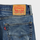 Levi's 505 Jeans Mens 32x32 Blue Regular Fit Straight Leg Medium Wash Denim Pants