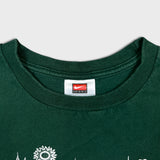 Vintage 2007 Nike T Shirt Mens Small Green Trail Restoration Run Sportswear Short Sleeve Tee