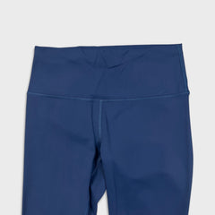 Lululemon Wunder Train High-Rise Crop 23" Womens Size 8 Blue Yoga Leggings