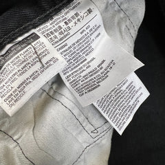 Levi's 501 Jeans Mens 32x32 Black Original Straight Leg Dark Wash Denim Pants