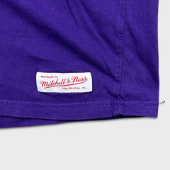 Mitchell & Ness Toronto Raptors T Shirt Mens XL Purple Classic NBA Basketball Tee