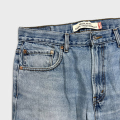 Vintage Y2K Levi's 505 Jeans Mens 36x30 Blue Regular Fit Straight Leg Light Wash Faded Pants