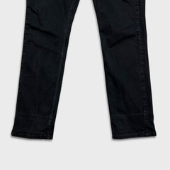 Levi's 511 Jeans Mens 36x32 Black Slim Fit Mid Rise Dark Wash Stretch Denim Pants