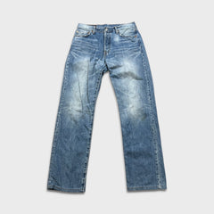 Vintage Y2K Levi's 501 Jeans Mens 30x31 Blue Original Straight Light Wash Denim Pants