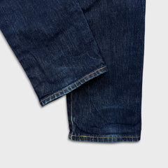 Levi's 510 Skinny Jeans Mens 31x34 Blue Dark Wash Stretch Mid Rise Tapered Leg Denim Pants