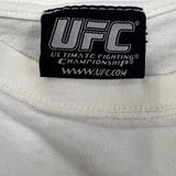 Vintage Y2K UFC T Shirt Mens Large White Logo Fighting Graphic Tee