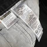 Levi's 501 Jeans Mens 36x30 Black Original Straight Leg Dark Wash Denim Pants