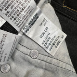 Levi's 505 Jeans Mens 30x30 Black Regular Fit Straight Leg Dark Wash Denim Pants