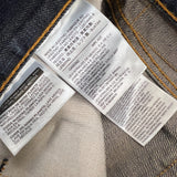 Levi's 505 Jeans Mens 30x30 Blue Regular Fit Straight Leg Dark Wash Faded Denim Pants