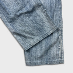 Silver Jeans Co. Grayson Mens 36x29 Blue Relaxed Fit Straight Leg Light Wash Denim Pants