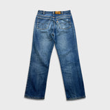 Vintage 90s Levi's 619 Jeans Mens 32x30 Orange Tab Medium Wash Relaxed Denim Pants