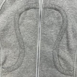 Lululemon Scuba Hoodie Womens Size 2 Gray Full Zip Sports Hooded Sweater