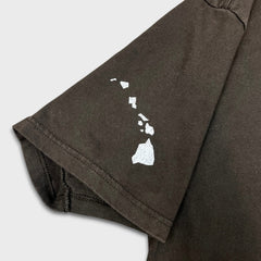 Vintage Y2K Quiksilver T Shirt Mens Large Brown HI Mountain Logo Faded Outdoor Graphic Tee