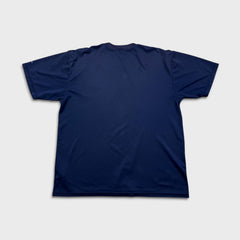 Vintage 90s Nike Sportswear T Shirt Mens Large Blue USA Swoosh Athletic Tee