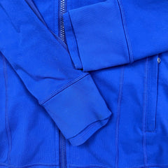 Lululemon Daily Practice Jacket Sapphire Womens Size 12 Blue Full Zip