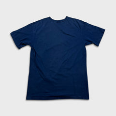 Vintage 90s Adidas T Shirt Mens Large Blue 3 Stripes Athletic Short Sleeve Tee