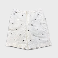 Lauren Active Ralph Lauren Shorts Womens Size 4 White Embroidered Golf Khakis