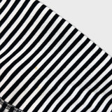 Lululemon Scuba Hoodie Womens Size 10 White Full Zip Striped Hooded Sweater