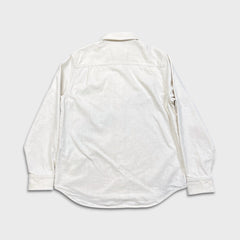 COS Long Sleeve Shirt Mens XS White Natural Overshirt Linen Button Up