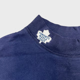 Vintage 90s Toronto Maple Leafs Pro Player Long Sleeve Tee Mens XL Blue Mock Neck