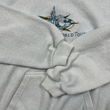 Vintage 90s Walt Disney World Tour Sweatshirt Mens Medium White Mock Neck USA