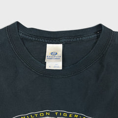 Vintage 2014 Bulletin Hamilton Tiger Cats CFL T Shirt Mens XL Black Sports Football Tee