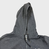 Nike Sportswear Hoodie Mens Large Gray Swoosh Full Zip Hooded Sweater