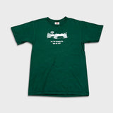 Vintage 2007 Nike T Shirt Mens Small Green Trail Restoration Run Sportswear Short Sleeve Tee