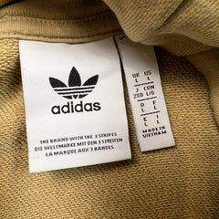 Adidas Hoodie Mens Large Beige Originals Multi Trefoil Pullover Hooded Sweater