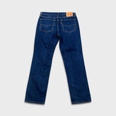 Levi's 516 Jeans Mens 34x31 Blue Slim Straight Leg Stretch Medium Wash Denim Pants