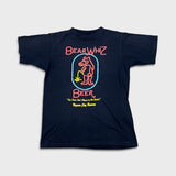 Vintage 1988 Bear Whiz Beer T Shirt Mens Large Blue Single Stitch Virginia Tee