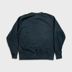 Nike Sportswear Sweatshirt Mens Medium Black Swoosh Pullover Crewneck