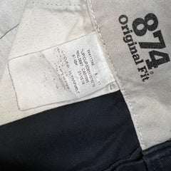 Dickies 874 Pants Mens 34x27 Black Original Fit Workwear Casual Chino Trousers