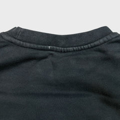 Nike Sportswear Sweatshirt Mens Medium Black Swoosh Pullover Crewneck