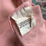 Vintage 90s Cat Window T Shirt Mens Large Pink Floral Nature Graphic Art Tee