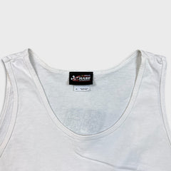 Vintage Y2K Chase Authentics Dale Jr Tank Top Mens XL White NASCAR Racing Sleeveless