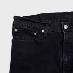 Levi's 511 Jeans Mens 36x32 Black Slim Fit Mid Rise Dark Wash Stretch Denim Pants