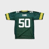 Vinatge Y2K Reebok AJ Hawk Green Bay Packers #50 NFL Jersey Mens Medium Green Football