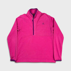 Vintage Y2K Nike ACG Fleece Womens Medium Pink 1/4 Zip Pullover Jacket