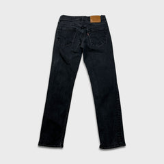 Levi's 511 Jeans Mens 28x30 Black Slim Fit Mid Rise Dark Wash Stretch Denim Pants